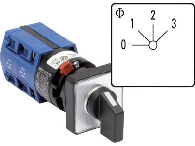 Kraus & Naimer CG4.A261.FS2 Wisselschakelaar 10 A 3 x 60 ° Grijs, Zwart 1 stuk(s)