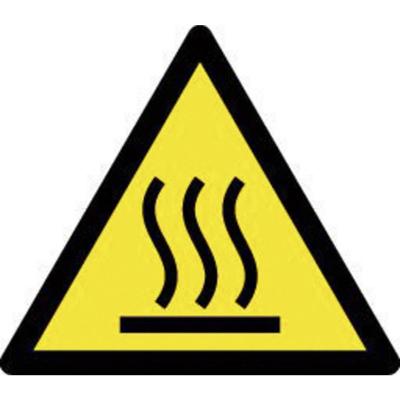 Waarschuwingsbord Waarschuwing voor hete oppervlakken 1 stuk(s)