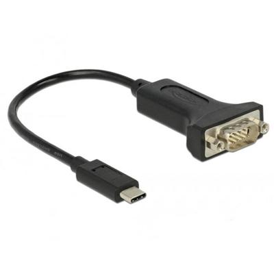 Delock USB 2.0 Adapter [1x USB-C stekker - 1x RS232-stekker] 63908 0.15 m