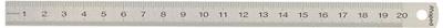 Maped lat Staal, dubbele graduatie, 20 cm