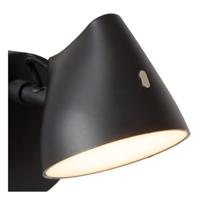Lucide MILNE - Wandlamp - LED Dimb. - 1x8W 2700K - Zwart - thumbnail