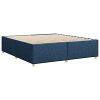 Bedframe zonder matras stof blauw 180x200 cm - thumbnail