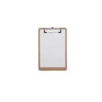 MAUL klemplaat Basic, hardboard karton, A5 staand, bruin - thumbnail