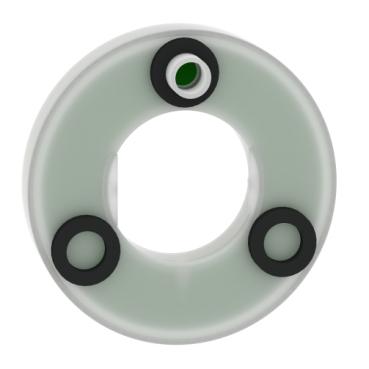 Schneider Electric ZBY9W2M130 ZBY9W2M130 (b x h) 9.3 mm x 60 mm Arręt durgence Rood 1 stuk(s)