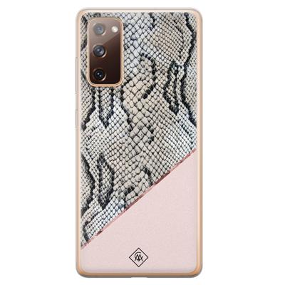 Samsung Galaxy S20 FE siliconen hoesje - Snake print Samsung Galaxy S20 FE siliconen hoesje - Snake print