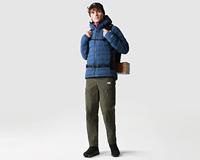 The North Face Belleview Stretch Down Hoodie Heren Isolatiejas Shady Blue XL - thumbnail