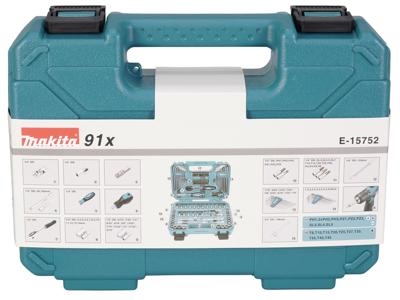 Makita E-15752 | Handgereedschapset | 91-delig | Metrisch en imperiaal