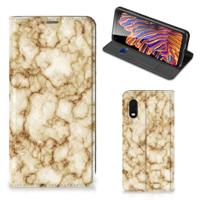 Samsung Xcover Pro | Standcase | Marmer Goud - thumbnail