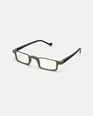 Leesbril Aptica Bridge Square Manhattan-Donker Groen-+1.50