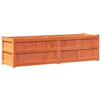Plantenbak 180x50x50 cm massief grenenhout waxbruin - thumbnail