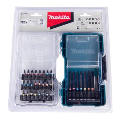 Makita Accessoires e-07076 | bitset | korte & lange bits | 32 delig - e-07076