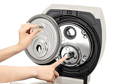 Cuckoo CRP-LHTR0609F Rijstkoker Wit, Zilver Met maatbeker