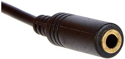 goobay Hoofdtelefoon en audio AUX verlengkabel, 4-pin 3.5mm slim