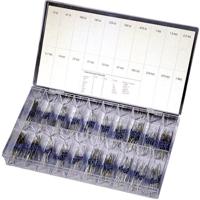 TRU COMPONENTS 418714 Metaalfilmweerstand assortiment Axiaal bedraad 0.25 W 1 % 390 stuk(s) - thumbnail