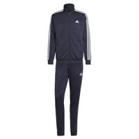 Adidas Basic 3 Stripes Trainingspak Heren Donkerblauw/Wit - Maat XS - Kleur: Blauw | Soccerfanshop - thumbnail