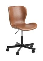 Bureaustoel Helgum - cognac - thumbnail