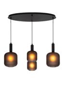 Lucide ELOISE - Hanglamp - 4xE27 - Zwart - thumbnail