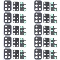 10 PCS Camera Lens Cover for Samsung Galaxy A71 5G SM-A716(Black) - thumbnail