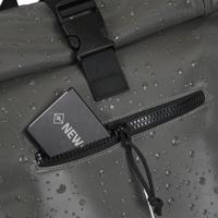 New Rebels New York Droplet Antraciet 21L Rugzak Rolltop Waterafstotend Laptop 15.6" - thumbnail