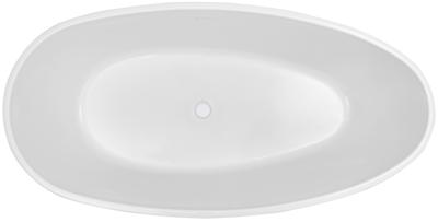 Vrijstaand ligbad Wiesbaden Ellips acryl 180x90x60cm + Waste en overloop