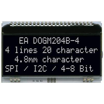 DISPLAY VISIONS 7-segments-display 4.80 mm 3.3 V, 5 V Aantal cijfers: 4 EADOGM204S-A