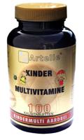 Artelle Multivitamine Kind Aardbei Kauwtabletten 100st - thumbnail