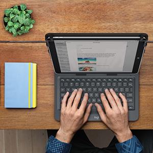 Logitech Universal Folio 10 Tablet folio Zwart