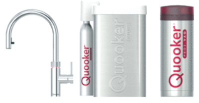 Quooker Cube Flex Chroom met Pro3-VAQ Boiler