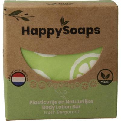HappySoaps Body Lotion Bar Fresh Bergamot 70gr
