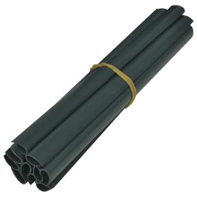 VidaXL Tuinschermen 4 st 35x0,19 m pvc matgroen