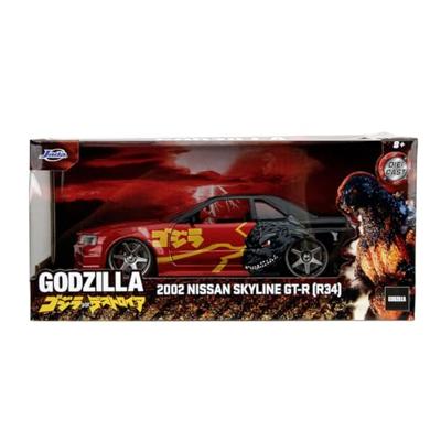 JADA TOYS Godzilla Nissan GTR Kant-en-klaar model Personenauto (model)