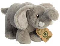 Eco Nation Pluchen knuffel - olifant - 26 cm - thumbnail