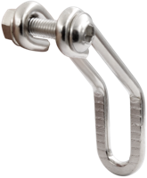 Lamphaak Edge City RVS op kroonbout - thumbnail