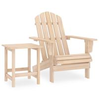 Tuinstoel Adirondack met tafel massief vurenhout - thumbnail