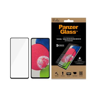 Panzerglass Samsung Galaxy A52/A52 5G Case Friendly Smartphone screenprotector Zwart - thumbnail