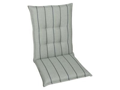 GO-DE Textil Tuinkussen (Stoelkussens voor stoelen met een normale rugleuning, Taupe)