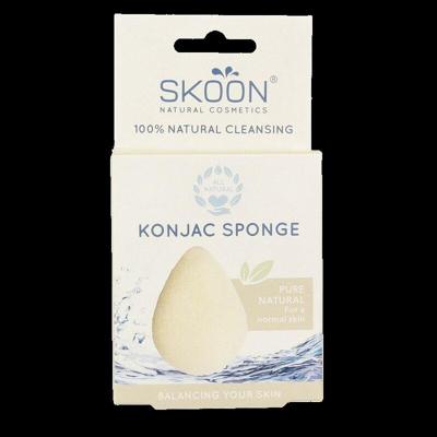 Konjac spons pure bio 1 Stuks Konjac spons pure bio 1 Stuks