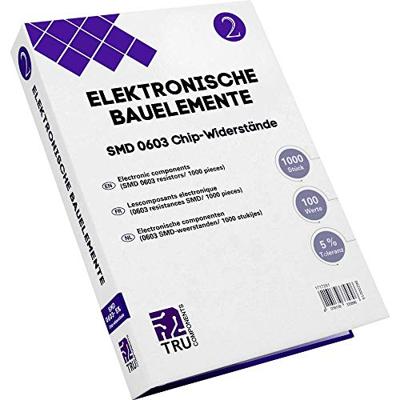 TRU COMPONENTS TC-6869404 TC-6869404 Assortiment SMD 0603 0.1 W 5 % 1000 onderdelen TRU COMPONENTS TC-6869404 TC-6869404 Assortiment SMD 0603 0.1 W 5 % 1000 onderdelen