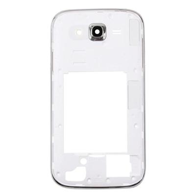 Midden Frame Bezel / terug plaat huisvesting Camera Lens paneel voor Galaxy Grand Neo Plus / i9060i(White)