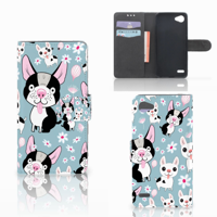 LG Q6 | LG Q6 Plus Telefoonhoesje met Pasjes Hondjes - thumbnail