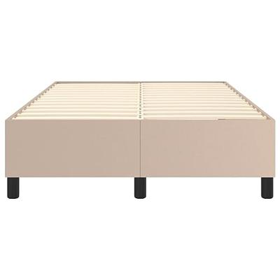 Bedframe kunstleer cappuccinokleurig 120x200 cm