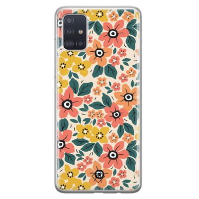 Samsung Galaxy A51 siliconen hoesje - Blossom