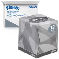 Kleenex - 8834 Facial Tissue 2-lgs Kubus Wit - 12x 88 stuks - thumbnail