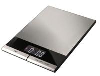 Wilfa KW-4 Keukenweegschaal Digitaal Weegbereik (max.)=5 kg Zilver 220 x 158 x 37 - thumbnail