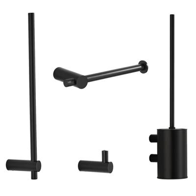 Toiletaccessoires Set BWS Academy Mat Zwart