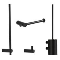 Toiletaccessoires Set BWS Academy Mat Zwart - thumbnail