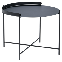Houe Edge bijzettafel Ø62 cm Black - thumbnail