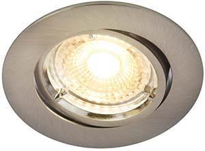 Nordlux LED inbouwspot Carina Smart Light rond nickel geschuurd GU10 4,7W - 4806220