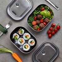 Black+Blum Lunch Box Small - 175x130x50mm - Olijf - thumbnail
