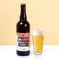 Bierfles (750ml) Standaard drinker - thumbnail